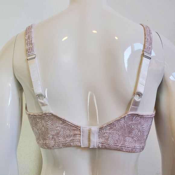 NWOT Bali 3385 Beige Leaf Minimizer Underwire Bra 36D - Picture 5 of 14
